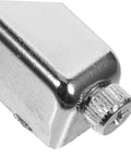 Close-up of Premium Heavy Duty Soft Close Cabinet Damper For Kitchen Wardrobe Doors Silent Anti Slam Furniture Buffer Silver hardware.