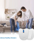 Couple cleaning with Replacement Vacuum Filters For Shark Rocket Vacuum HV345 HV343AMZ ZS350 ZS351 ZS352 HV320 HV321 HV322 HV324Q HV401 Includes Four Foam And Felt Filters And Four Post Filters For Easy Install Part XPMFK320 1084FTV320 in foreground