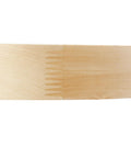 Close-up of solid maple surface for Smooth Operator 32 Inch Kidney Shaped Double Lazy Susan For Corner Base Cabinets.