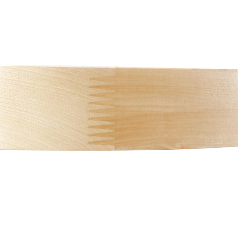 Close-up of solid maple surface for Smooth Operator 32 Inch Kidney Shaped Double Lazy Susan For Corner Base Cabinets.