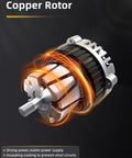 Heavy Duty Alternator For Kia Sedona 2002 To 2005 120 Amp 6 Groove Pulley showing a copper rotor with insulating coating