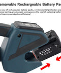 Removable rechargeable battery pack for Slick Automatic Tying Rig That Fast Tracks Every Job With No Sweat Performance.