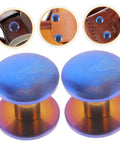 Rock Solid Chicago Screws and Heavy Duty Binding Bolts for Scrapbooks, colorful titanium alloy rivets for leather work.