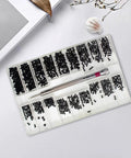 Complete Micro Screws Set Offering Tiny Screws Assortment Mini Screws Kit And Machine Screws Stainless Steel organized in compartments.