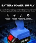 Battery pack of Electric Hydraulic Cable Cutter, Heavy Duty Hydraulic Cutting Tool with Two Removable Batteries, visible protections