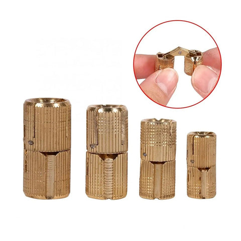Heavy Duty 4 Pack Barrel Hinges For Cabinet Doors And Outdoor Gates Featuring Smooth As Silk Swing Dead Easy DIY Install Kitchen Worktop Hardware Built Solid As A Rock For Any Project detailed view of gold barrel hinges