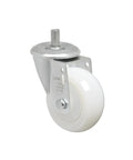 Heavy Duty Swivel Caster With 3 Inch Non Marking Nylon Wheel 325 Lb Capacity Runs Slick And Keeps Floors Safe With 3 8 Threaded Stem For Hassle Free Setup