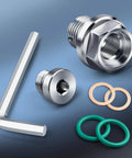 Badass Oversize Piggyback Oil Drain Plug M12.1 1.25 Thread Fifteen Millimeter Long with wrench and seals kit.