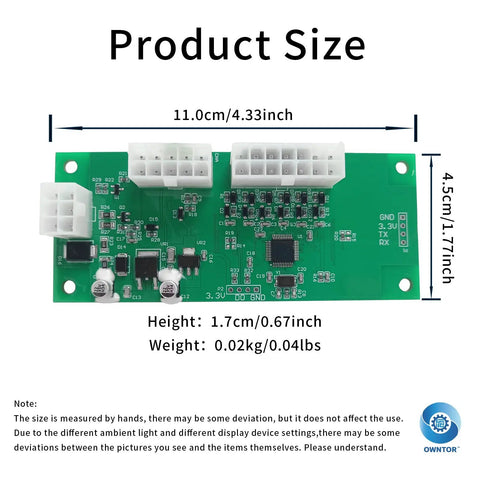 Premium Industrial Grade Replacement Control Circuit Board 2440316580 measurements 11x4.5cm for Haulotte scissor lift