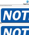 PPE Required Beyond This Point Sign For Construction Sites And Work Areas, Rigid Plastic Safety Notice, 10 By 7 Inch Durable Indoor Outdoor Sign, Warehouse Shop Entrance Reminder, Made In USA; blue comparison graphic
