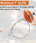3 Pack Sidewall Tire Repair Kit With Dual Alignment Wires For Atv And Sxs Quickfix Portable Puncture Plug size details with measurements.