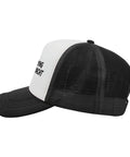Lightweight Breathable Dad Hat For Men With Ventilated Crown And Fun No Crying On The Yacht Theme, side angle view