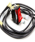 RPC13-375 Power Switch Replacement OEM quality with red switch and wiring for shelving carts and industrial setups.