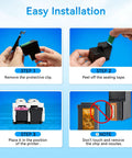 Step-by-step guide for installing 67XL Black Color Ink Cartridges Combo Pack Compatible With HP 67 Ink in DeskJet and Envy printers.