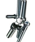 250 Piece Pack Of One Half Inch By One And One Half Inch Socket Head Cap Screws Fully Threaded Zinc Plated Multi Purpose Hardware Fastener Set