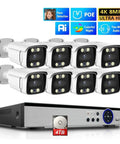 Top Tier Eight Channel Poe Security Camera Surveillance Nvr Kit With Hella Dope 4K Video Quality And Smart Ai Face Detection For Sick Home Outdoor Security Rigs featuring 8 high-res cameras and NVR.