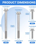 Top Shelf Dacromet Coated Alternator And Power Steering Bracket Bolts Kit Truck Grade Hardware dimensions for GM LS engines.