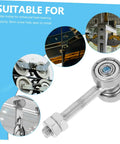 Top Shelf Double Bearing Sliding Door Roller Upgrade With Built Tough Steel For No Hassle Smooth Glide Window And Door Slide Hardware Supporting Up To 50kg Loads, close-up of roller with bolt.