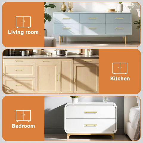 Top Shelf Gold Cabinet Pulls And Handles 4 Inch Hole Center Round Stainless Steel Drawer Knobs For Kitchen Furniture Upgrades Knockout Finish Easy Breezy Setup 30 Pack on living room, kitchen, and bedroom furniture.