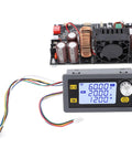 Adjustable DC Voltage Power Supply with efficient cooling and clear LCD display for laboratory use, low ripple output shown.