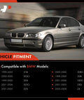 Complete 8-Piece Front End Suspension Rebuild Kit For BMW E46 Models Featuring Solid Lower Control Arms Sway Bar Links And Bushings on a BMW E46.