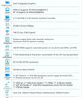 Specifications of Straightup Intel N100 Fanless Mini Pc Router With Dual 25g Lan Ports Ddr5 Nvme Drive And Integrated Wifi Slot.