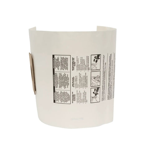 Disposable Filter Bags For 3.5 Gallon Wall Mount And HangUp Vacs Dry Pickup Only Quick Cleanup No Mess Disposal 3 Pack Replacement Bags