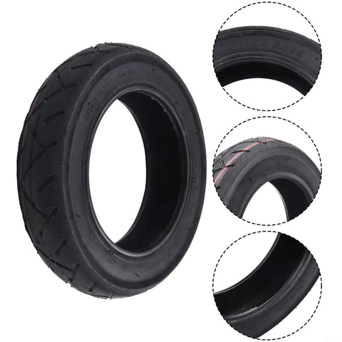 Solid Rubber Replacement Tire For Hoverboard Self Balancing Scooters And Electric Skateboards, 10x2.125 Inch Off Road Tire, Durable 10 Inch Balance Board Wheel Part, 1 Pc
