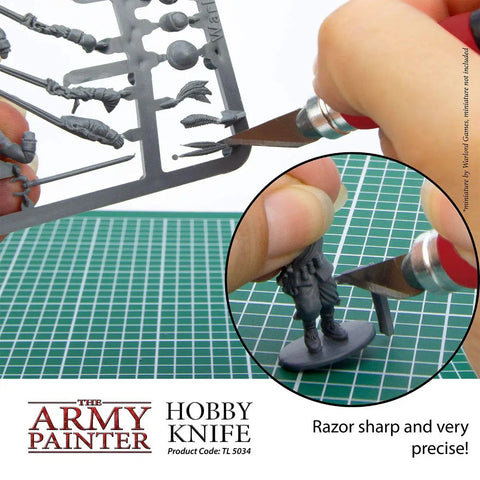 Pro Grade Precision Hobby Knife With Soft Grip Stainless Steel Blade trimming plastic miniature model