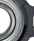 One Inch Three Bolt Flange Pillow Block Bearing Compatible With Sbtrd205-16G And Fhsf3x205-16G For Industrial Setups Built Tough With Easy Install Smooth Rolling Action Black close-up view of bearing housing