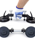 Two Pack 6 Inch Adjustable Granite Seam Setter With Strong Suction Cups For Stone Marble And Glass Slab Installations Tile Countertop