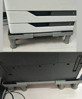 Built Tough Adjustable Appliance Base Stand With Knockout Shockproof Rollers total wobble free noise canceling tray under washer.