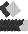 Amazon camera microfiber cleaning cloths, 18-pack in black and gray, soft lint-free fabric for lenses and screens
