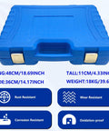 Blue plastic case of ZKTOOL 40-piece universal pull and press sleeve kit with 5 pulling spindles