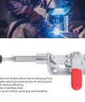Stainless Steel Push Pull Toggle Clamp With Quick Grip Pro Grade 40Kg Clamping Force Rust Resistant Metal Fixture