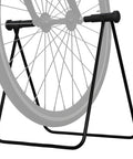 Foldable Bike Repair Stand For Maintenance And Repairs With Adjustable Chainstay Mounts Rugged Portable Bicycle Stand Black Large