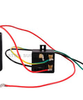 Hard Start Capacitor Kit For 1 To 3 Ton Air Conditioners with colorful wires and connection terminals for easy installation.