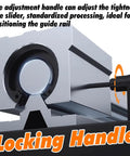 Solid As A Rock SBR30 Linear Rail 2000 mm adjustment handle for slider, carbon steel precision machinery component.