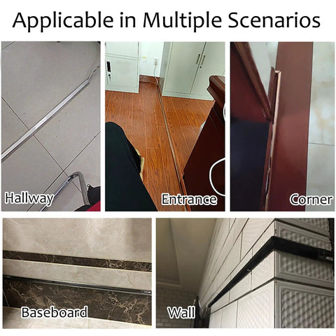 Various applications of Stainless Steel Cable Raceway For Businesses And Labs Floor Cord Cover 12 To 79 Inch Lengths Outer Width 60 By 2 Inches Hide Cords In A Sleek Metal Channel With Wood Grain Texture Durable No Fuss Install Cable Management