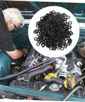 500 Piece Compression Wave Spring Washer Set For Car Jobs And Home Shop, Heavy Duty Load Bearing Elastic Gaskets And Spacers For Bolts, Gear, Machinery And DIY Projects, black wave washers in car engine bay