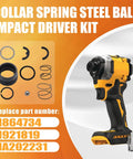 Beefed Up Collar Spring Steel Ball Impact Driver Kit Replacement For Cordless Impact Tools Compatible With DCF845 DCF850