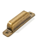 Heavy Duty 10 Pack Of Three Inch Antique Brass Cabinet Pulls With Slick Zinc Alloy Build And Tight Screw Placement For Kitchen Drawers