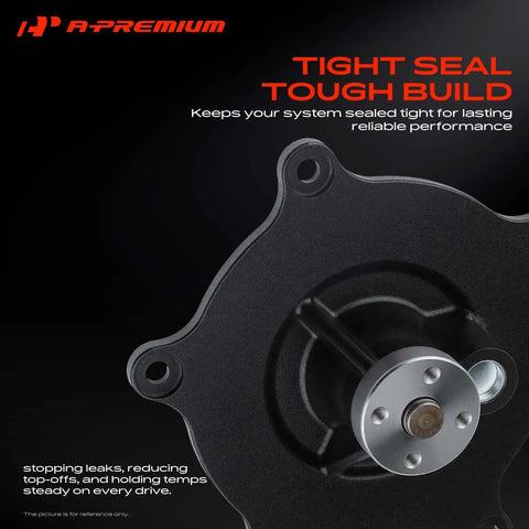 Engine Water Pump For International Harvester Tractors 3000RE 3200 4300 7300 7500 1384720 close-up of tight seal and tough build design.