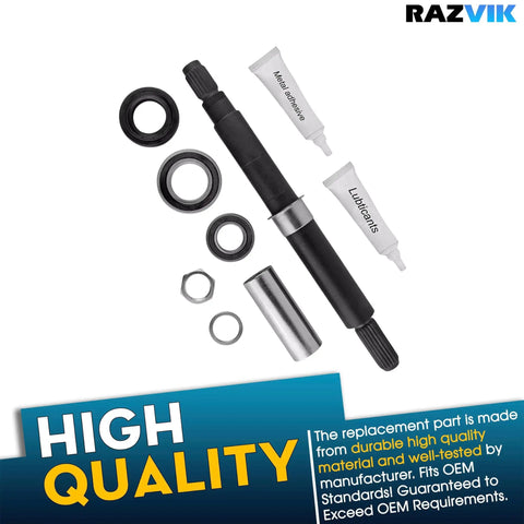 Premium Washer Tub Bearings And Seal Replacement Kit For Quiet Top Loading Machines Zero Fuss DIY Fix components arranged with lubricant tubes.
