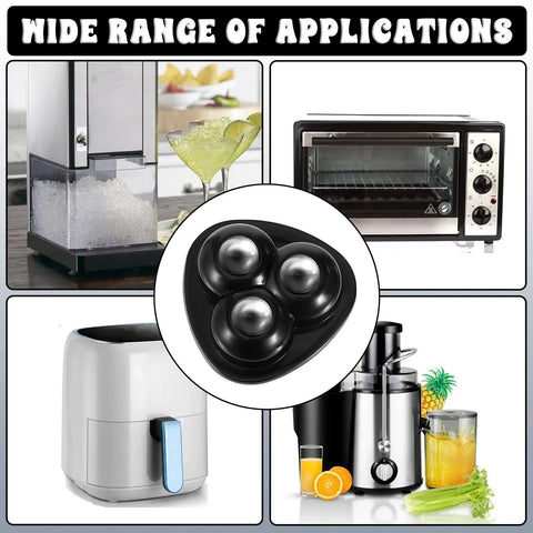 Eight Pack Self Adhesive Caster Wheels For Heavy Appliances With 360 Degree Swivel Rollers And Strong Grip Pads with various kitchen appliances.