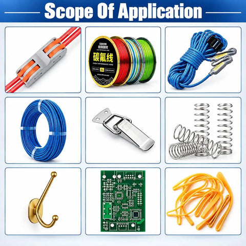 Digital Force Tester For Tension And Compression Testing Boasting Rock Solid Heavy Duty Design And Hella Accurate Pull Or Push Readings For No Hassle Quality Control Inspections shown with various application examples.