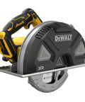 Heavy Duty 18 Volt Cordless Circular Saw Packs A Brushless Motor For Razor Sharp Metal Cutting and handle detail