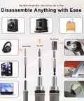 Image of Seventy Seven Piece Ratcheting Screwdriver Bit And Socket Kit With Heavy Duty Carry Case, showcasing various bits and nut driver for versatile use.