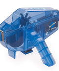 Cyclone Chain Scrubber CM-5.3 in blue for all multi-speed bikes, easy grip handle, mess-free solvent wicking sponge