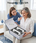 Upgraded Suction Shower Handle No Drill Grab Bars 2 Pack Anti Slip Safety Grip For Bathroom Heavy Duty Removable Handrails in gift box.